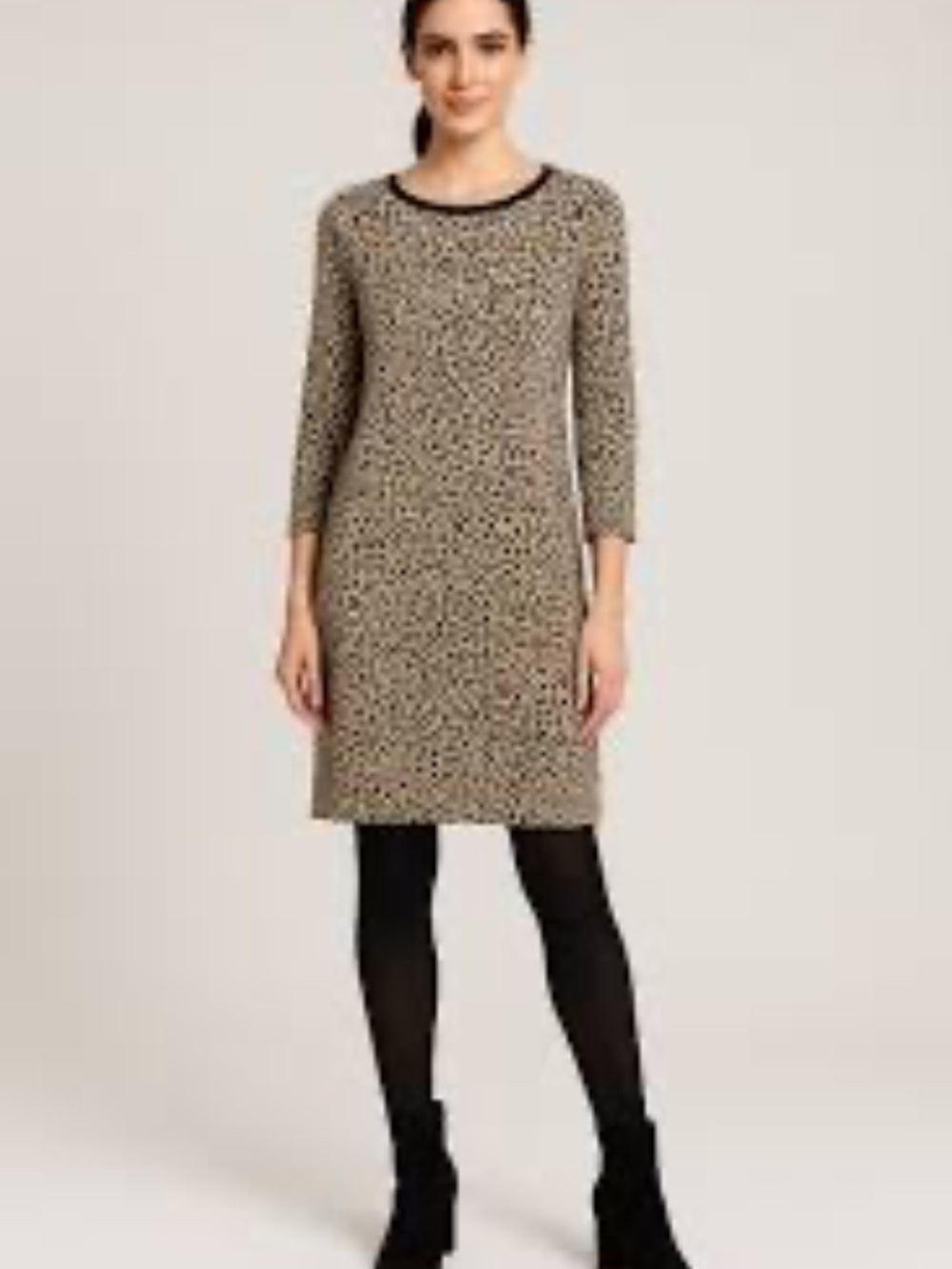 Tyler Boe Leopard Print Shift Dress Size Medium
